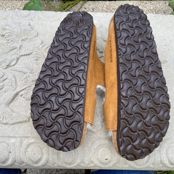 Birkenstock Arizona Shearling Lined Brown Suede Sandals Women’s Size 6 NWOB - Picture 8 of 11
